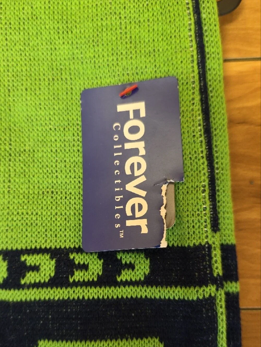 NWT Seattle Seahawks 12th Man Knit Scarf Forever Collectibles